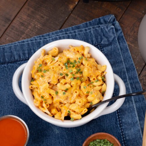 Slow Cooker Buffalo Chicken Mac & Cheese Recipe